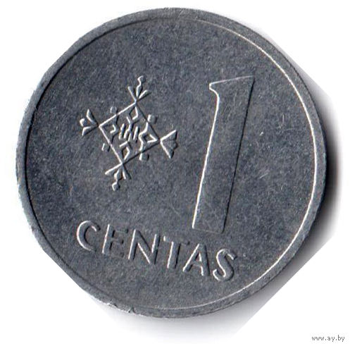 Литва. 1 цент. 1991 г.
