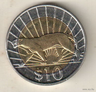 Уругвай 10 песо 2011