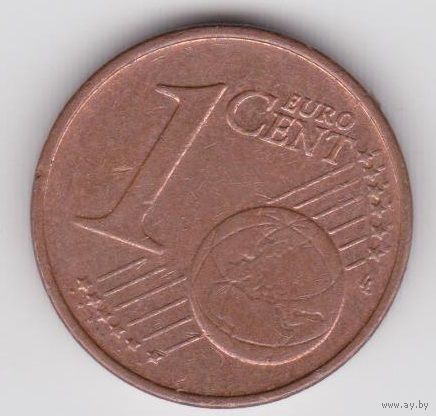 Германия 1 евроцент 2002 D