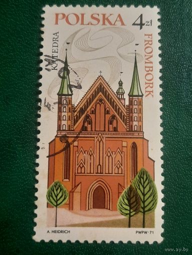 Польша 1971. Katedra. Frombork