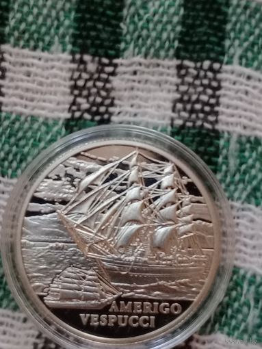 Беларусь 1 рубль 2010 Америго Веспуччи
