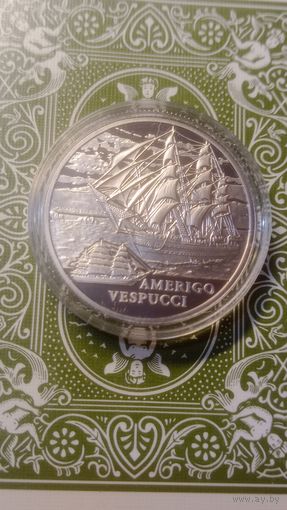 Беларусь 1 рубль 2010 Америго Веспуччи