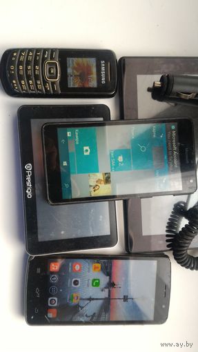 Смартфоны, телефон, планшет, навигатор. Работоспособность неизвестна.