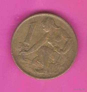 1 крона 1981г. Чехословакия
