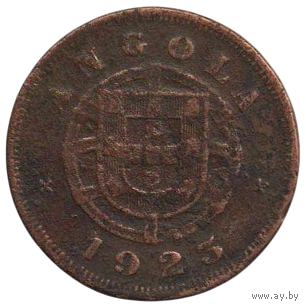 КОЛОНИЯ АНГОЛА 5 СЕНТАВО 1923. РЕДКАЯ