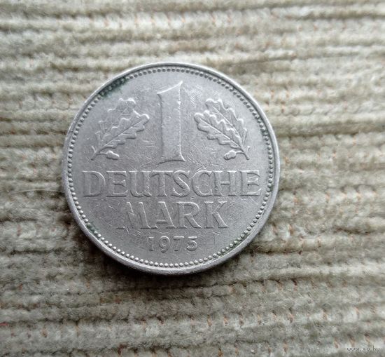 Werty71 Германия ФРГ 1 марка 1975 D