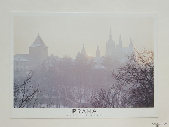 Чехия зимняя Прага 10х15 см