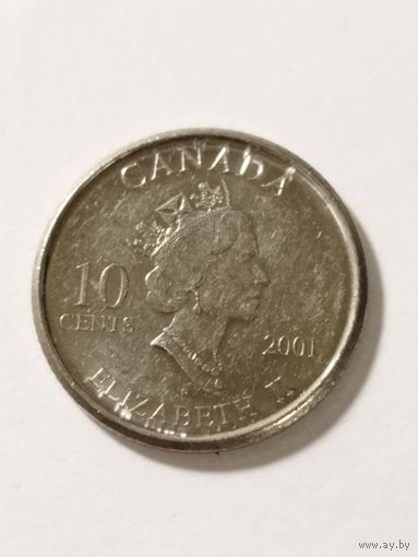 Канада 10 центов "Международный день волонтеров" 2001