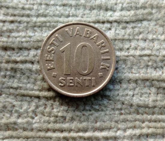 Werty71 Эстония 10 сенти 1998 сентов центов