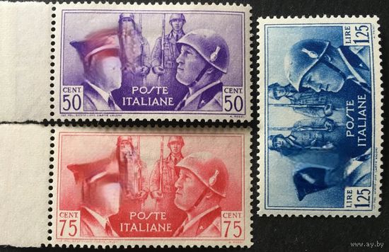 Италия 1941. . MNH**623-628 Немецко-Итальянская дружба