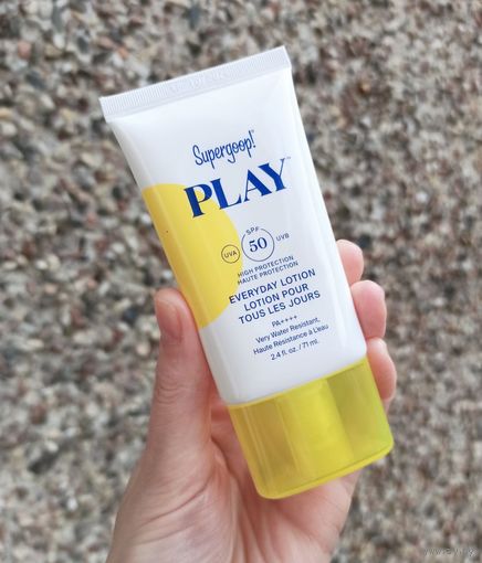 Лосьон для ежедневного применения для лица и тела с высокой степенью защиты, водоустойчивый Supergoop! PLAY SPF 50 High Protection Everyday Lotion 71 ml