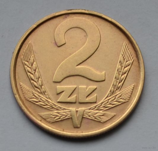 Польша, 2 злотых 1986 г.