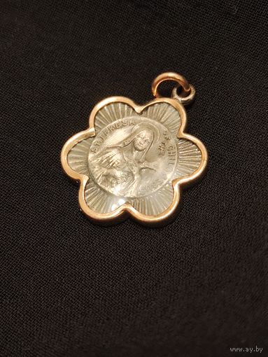 Медальон, кулон Святая Тереза Младенца Иисуса