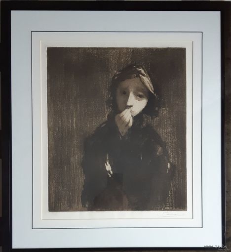 Ран Лазарь Саулович. Первое причастие. Офорт. 1980 год