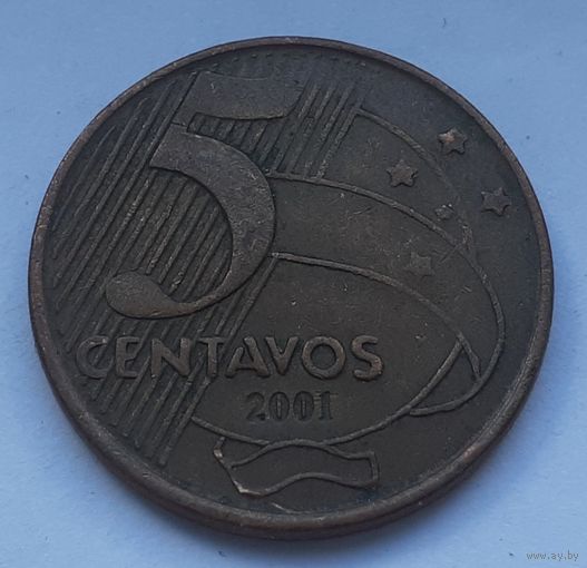 Бразилия 5 сентаво, 2001 (2-14-207)