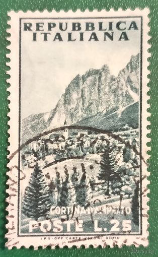 Италия 1953. Горный пейзаж Кортина Дампеццо