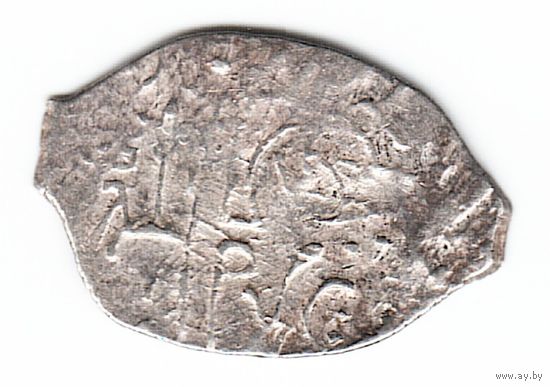 Деньга 1505-1533 Василий III Иоаннович чеканка в Москве Вязь/Голова под конем _состояние aUNC