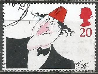 Британия. Томми Купер. Комик. 1998г. Mi#1749.