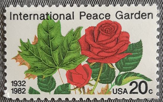 1982 50-летие Международного сада мира   США