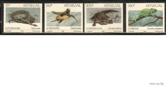 Сенегал-1991 (Мих.1116-1119) ,  ** , Фауна(полная серия)
