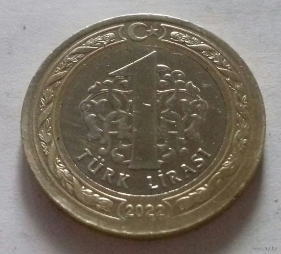 1 лира, Турция 2022 г.