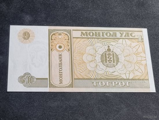 Монголия 1 тугрик 1993 UNC