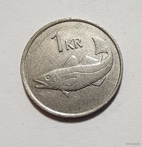 Исландия 1 крона, 1987