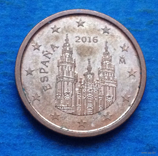 Испания 1 евроцент 2016