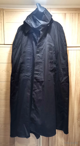 Плащ накидка офицерская чёрная