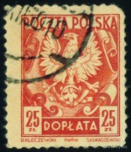 Служебная марка Польша 1953 год