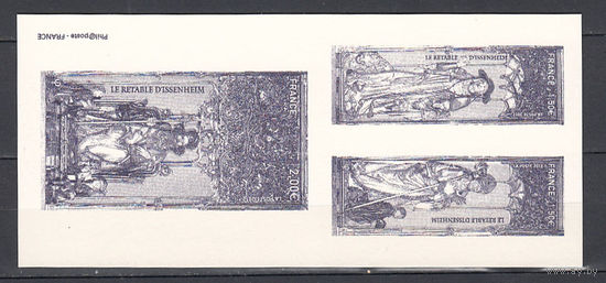 Религия. Франция. 2012. 1 люкс-блок. Michel N 5415-5417