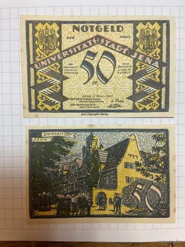 50 пфеннигов (нотгельды) г. Германия Университет Йена-1201