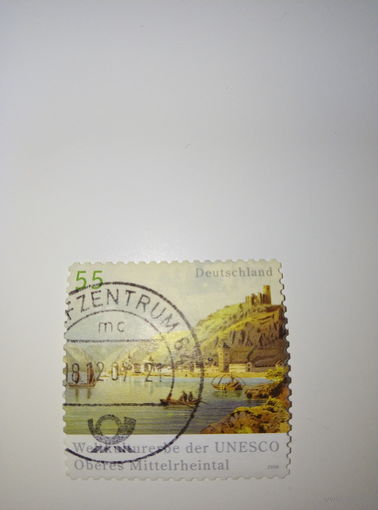 Марка Германия 2006 год Долина Рейна 55