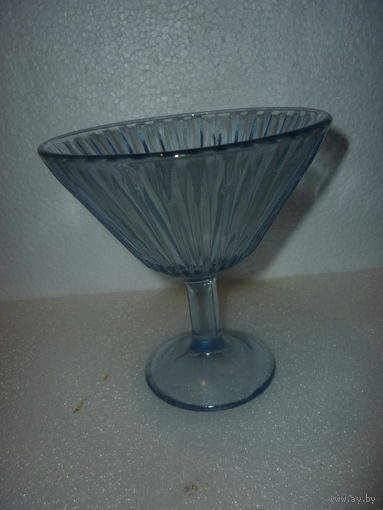 Редкая Ваза На Ножке. Нёман СССР Клеймо