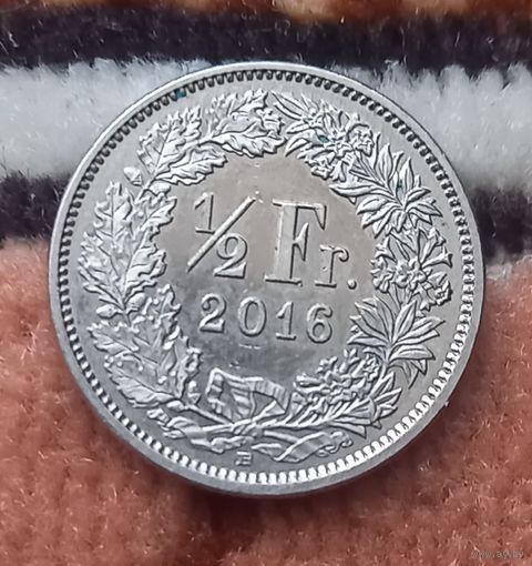 Швейцария 1/2 франка 2016 г