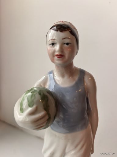 Мальчик с арбузами. Городница. 1950-е г.