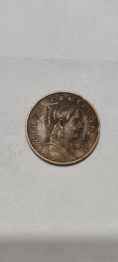 Мексика 5 сентаво 1956