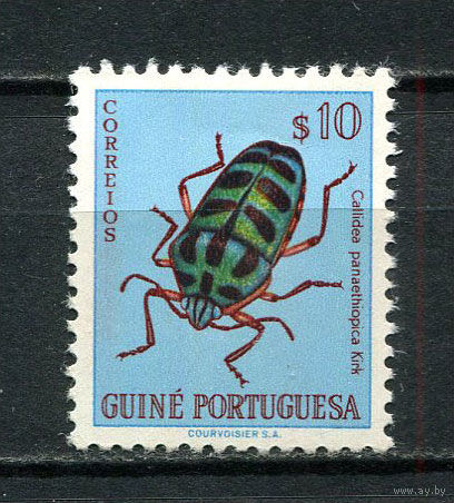 Португальские колонии - Гвинея - 1953 - Насекомые 10С - [Mi.282] - 1 марка. MH.  (Лот 42HU)-TG3P21