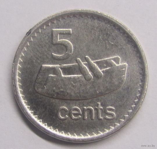 Фиджи 5 центов 2010 г