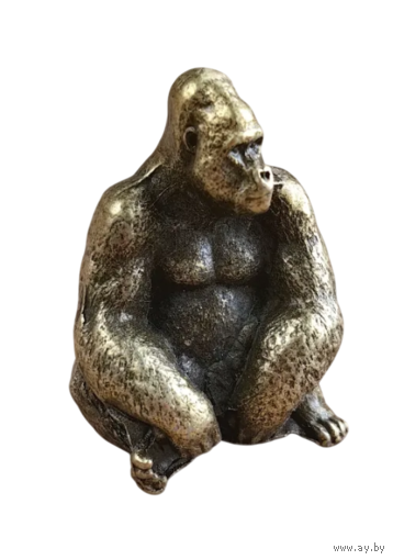 Статуэтка миниатюра Горилла Металл/сплав