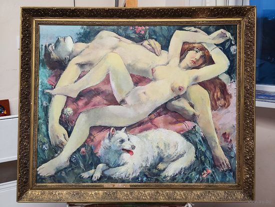 Картина маслом ню