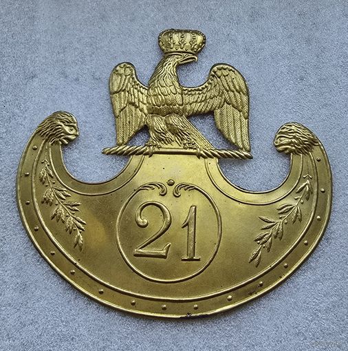 Накладка, знак, горжет, бляха, киверная плита. Война 1812. С 1 рубля #7