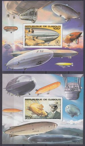 1980 Джибути 285/B25b-286/B26b Цеппелин 32,00 евро