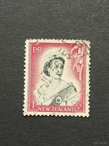 Новая Зеландия 1954. Королева Елизавета II – новый дизайн