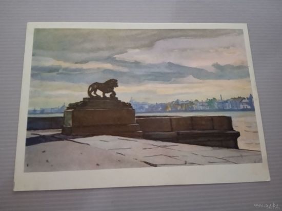 ЛЕНИНГРАД НАБЕРЕЖНАЯ НЕВЫ худ храпак.г.в.1959г