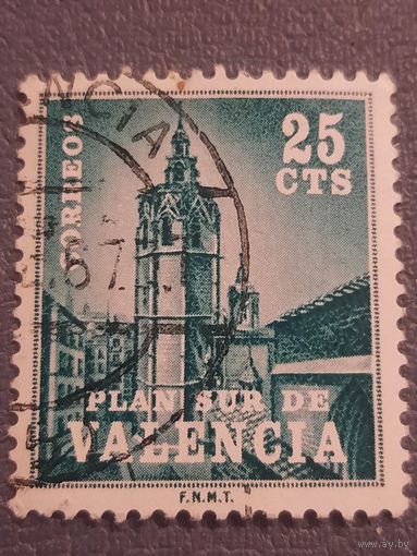 Валенсия 1966. Башня кафедрального собора. Архитектура