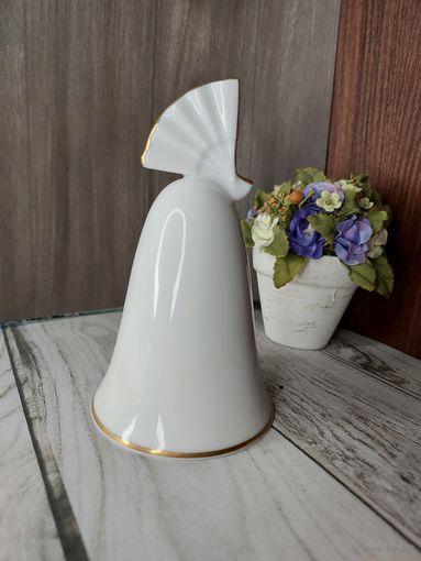 Фарфоровый коллекционный колокольчик Noritake, Япония, сертификат соответствия, клеймо