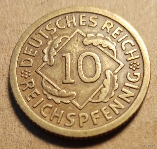 10 пфенингов 1935 год