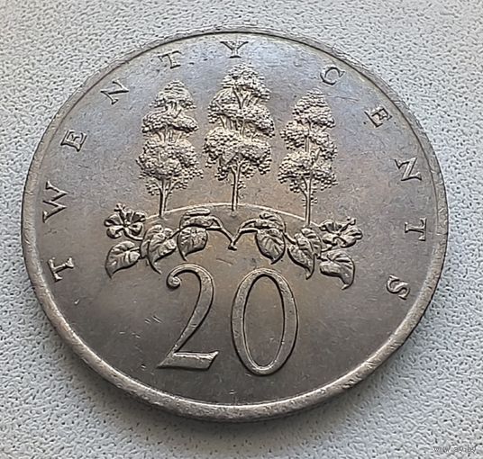 Ямайка 20 центов, 1969 6-9-21