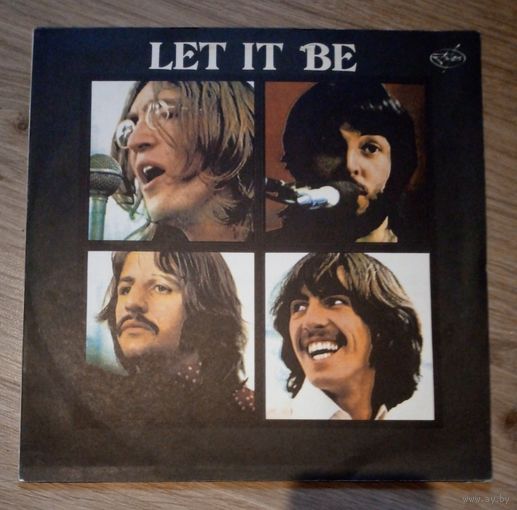 The Beatles. Let It Be. Пластинка, винил.